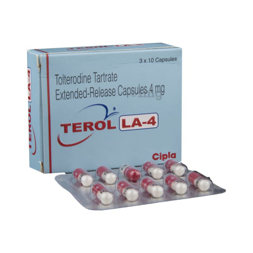 Tolterodine Tartrate Extended Release Capsules 4 mg (Terol LA)