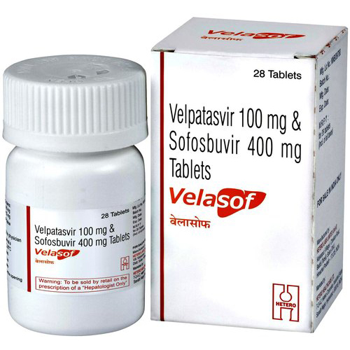 Velpatasvir 100 mg & Sofosbuvir 400 mg Tablets
