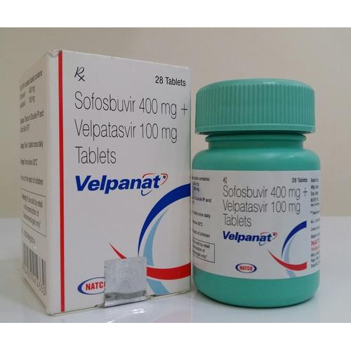 Sofosbuvir 400 mg + Velpatasvir 100 mg Tablets