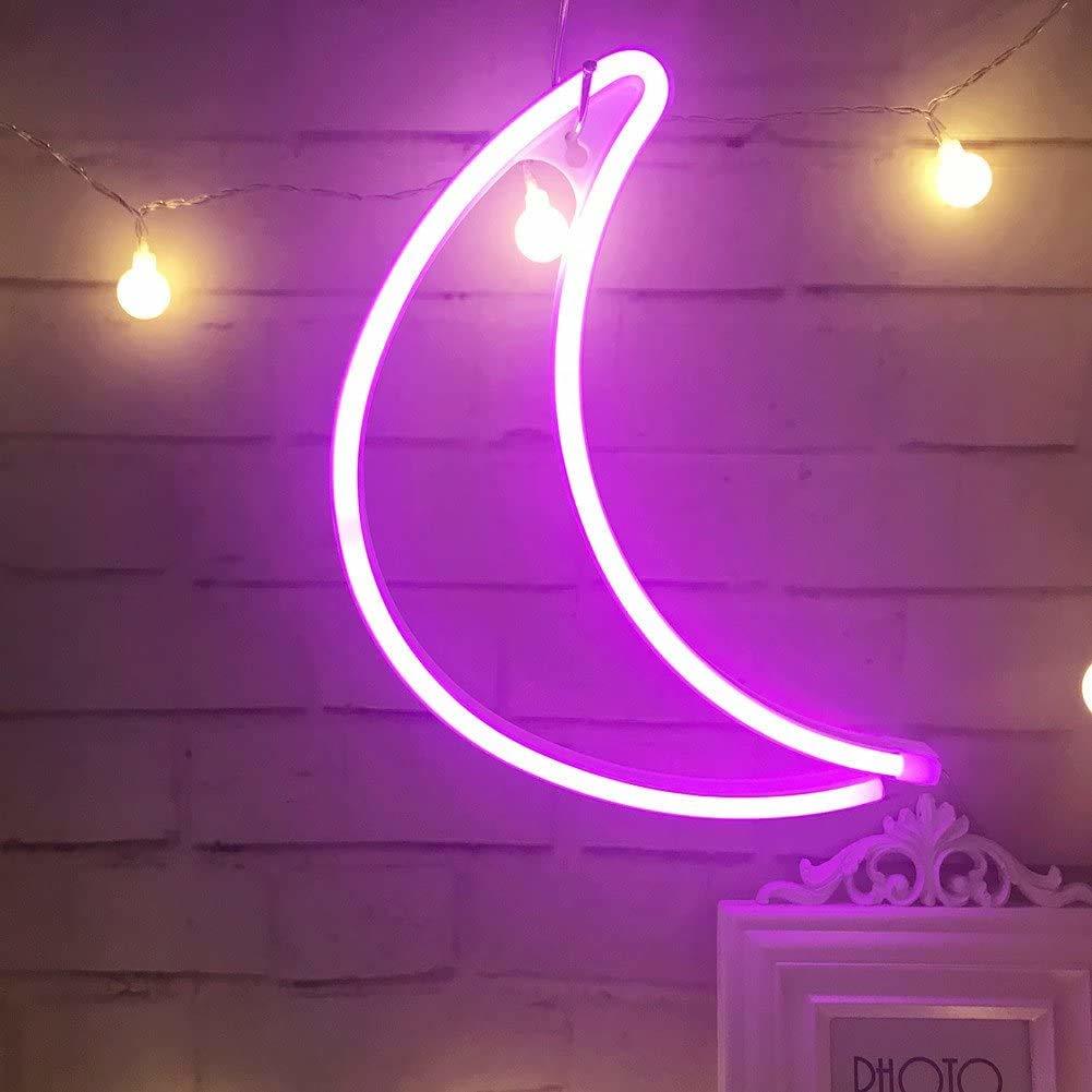 LED Neon Light Sign with Holder Base for Party Supplies Kids Room Decoration Accessory