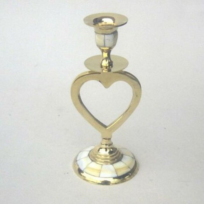 BRASS UNIQUE TAPER CANDLE HOLDER