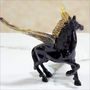 Polishing Brass Handicrafts Horse Statue For Table Home Decor