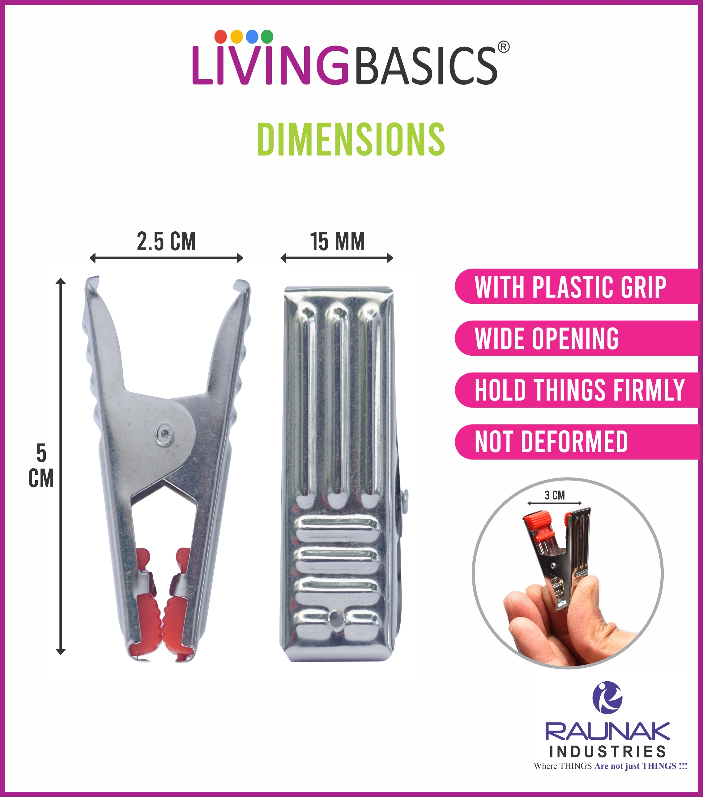 Stainless Steel Cloth Clips