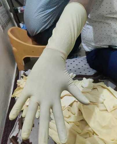 18 inch long length surgical latex gloves
