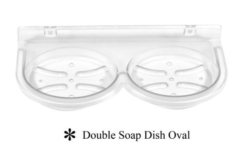 Unbreakable Double Soap Dish Oval