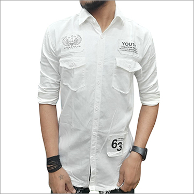 Mens Cotton Plain Shirts