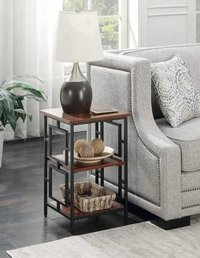 Metal Bedside Table  (finish Color - Brown, Pre-assembled) No Assembly Required