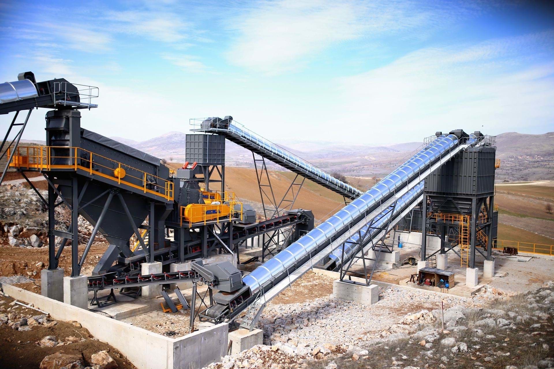 Crushing Screen Plant Conveyor Belt