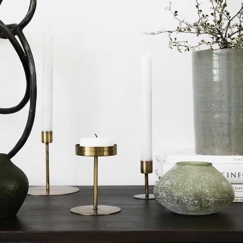 SOLID BRASS TABLE DECORATIVE TAPER CANDLE HOLDER