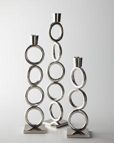 BRASS BANANA CANDLE STICK CANDLE HOLDER SET OF TWO