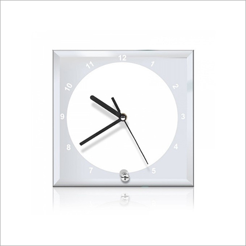 200 x 200 x 5 mm Wall Clock Glass Frame By PSBS PHOTOPRINT PVT. LTD.