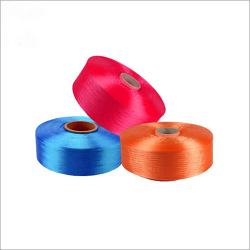 Multicolor PP Coloured Flat Yarn