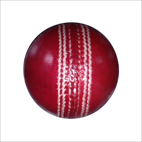 Cricket Red Ball - Eco-Friendly Material, Standard Size | Ideal for Playing Ground, Vibrant Red Color, Designed for Sustainable Play