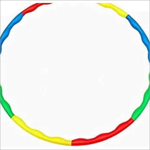 6 Joint Hula Hoop Ring - Plastic, 80-100cm Diameter, Multicolored | Flexible, Durable, Lightweight, Portable, Fun