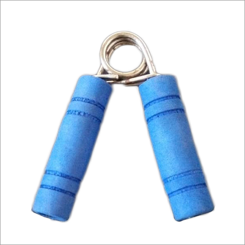Single Color Power Grip - Rubber, Metal, Coiled Spring, 100-150mm Length, Blue | Hand Strength, Grip Training, Portable, Durable