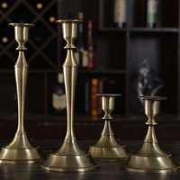 BRASS FLOWER CANDLE HOLDER