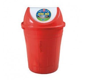 ConXport Waste Bin Plastic with Flap Lid