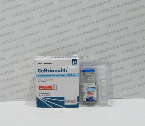 Ceftriaxone for Injection USP 1 g