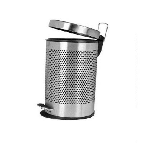 ConXport Waste Bin Metal Perforated with Pedal