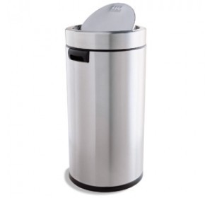 ConXport Waste Bin Metal with Flap Lid