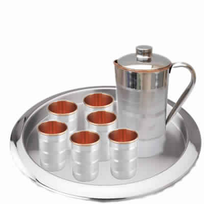 Stainless Steel And Copper Lemon Set