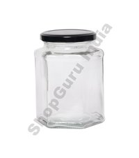 750ml Hexagonal Glass Jar