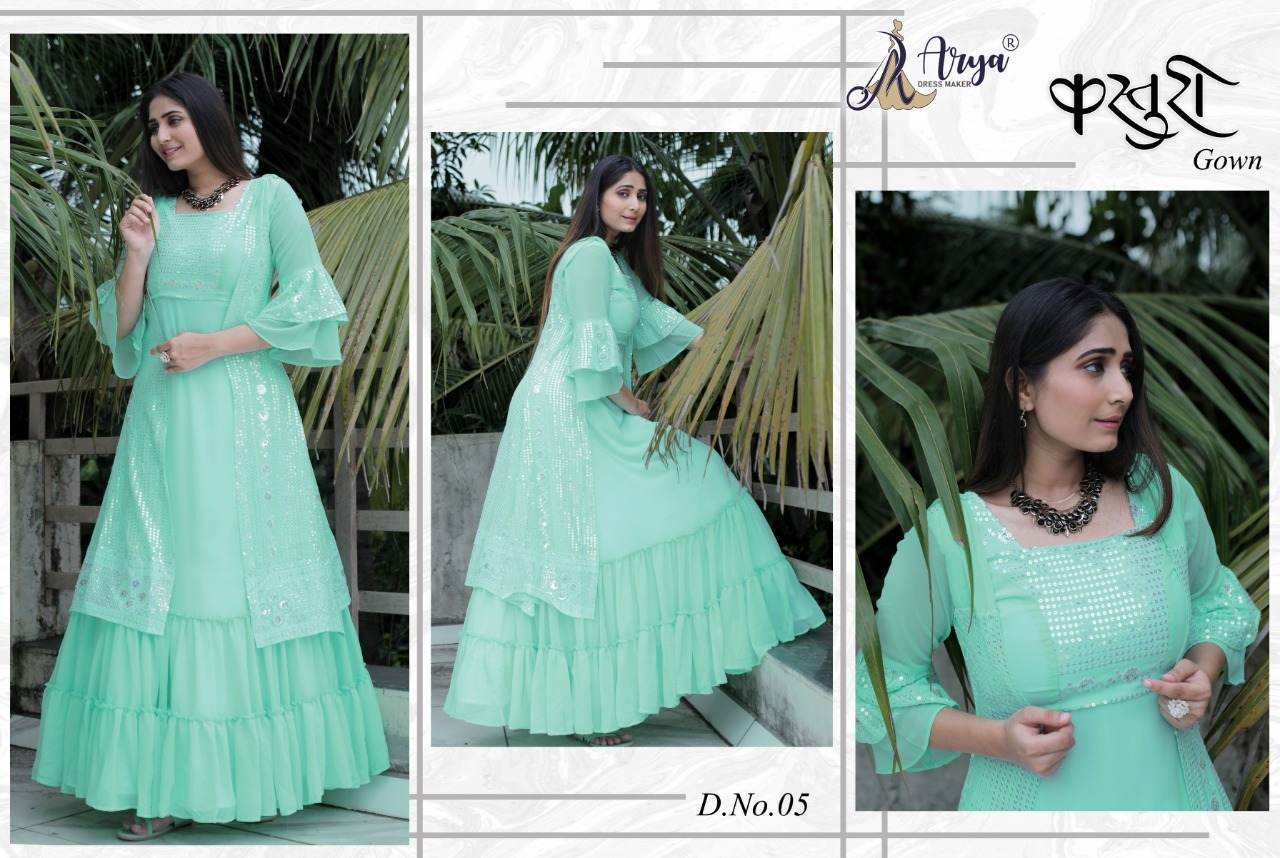 Georgette gown