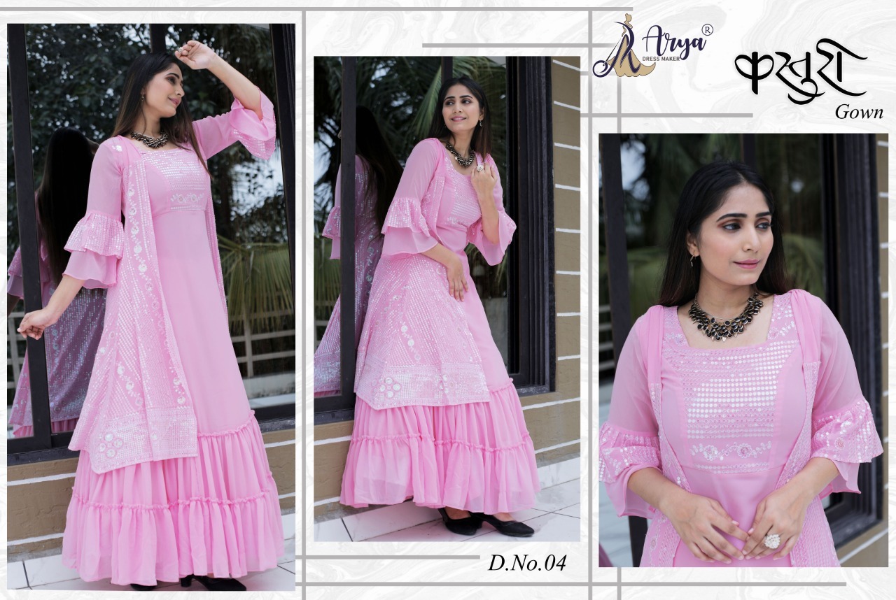 Georgette gown