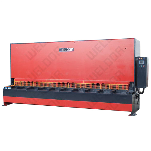 Red Automatic Large Size Press Brake Shearing Machine