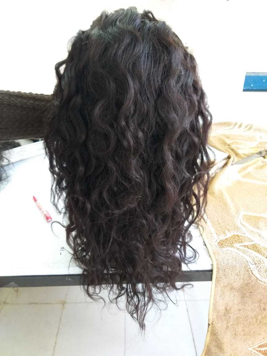 Front Lace Deep Curly Human Hair Wig best raw hair