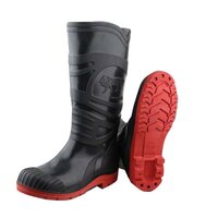 Steel Toe  Alento Gumboot - Color: Black