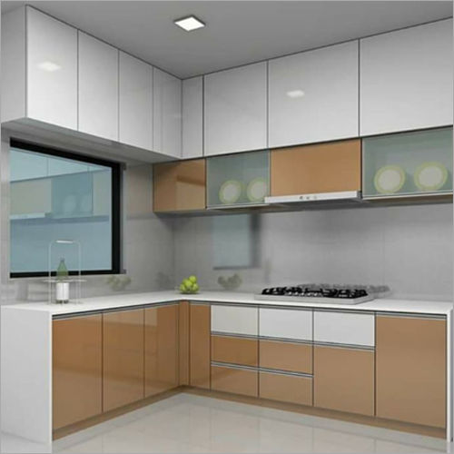 L Shaped Modular Kitchen