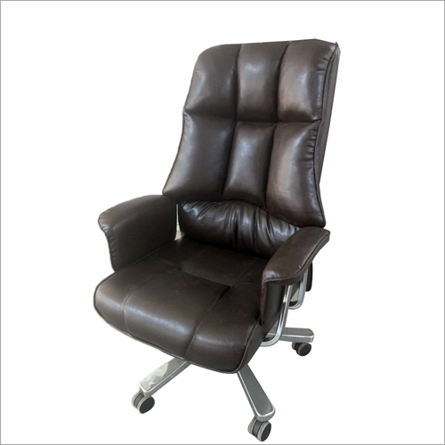 Black Regent Leatherite Fabric Office Chair