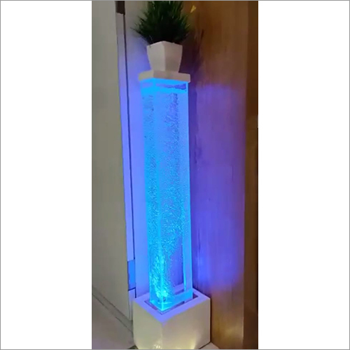 Durable Glass Pillar Fountain