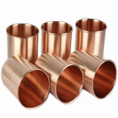 Copper Traditional Water Glass