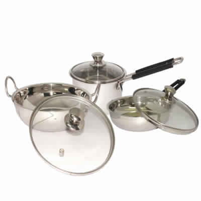 Stainless Steel Cookware Set By KING INTERNATIONAL