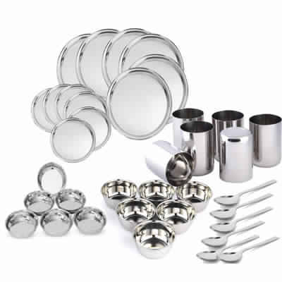 Stainless Steel Dinner Set of 36 Pcs