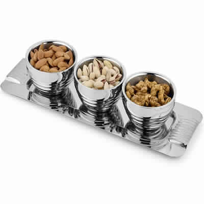 Stainless Steel Dry Fruit Platter