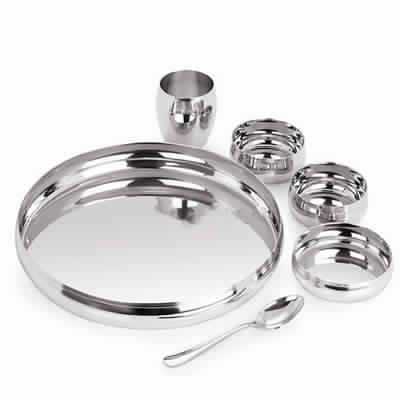 Stainless Steel Six Pisces Dinner Set