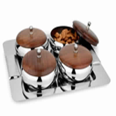 Steel Serving Bowl Set