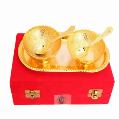 Silver and Gold Plated Gift Set