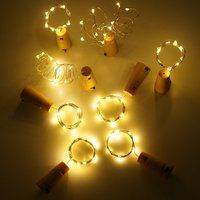 20 LED Warm White Bottle Cork Fairy Lights