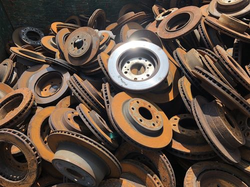 Car brake disc scrap