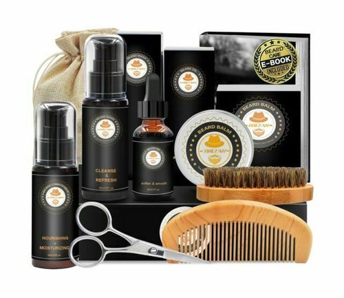 Men Beard Grooming Kit Beard Growth Kit With Beard Oil