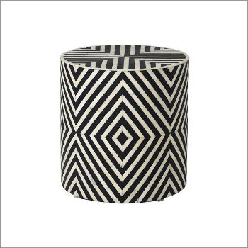 Bone Inlay Side Table