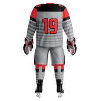 Baseball Uniforms - Polyester Fabric, Multiple Sizes , Red Long Sleeve Athletic Fit With Sublimated Design And Pullover Closure