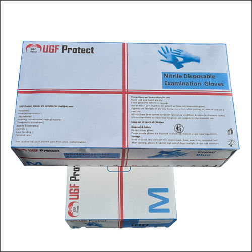 Nitrile Disposable Examination Gloves