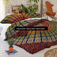 Designer Mandala Printed Bed Sheet