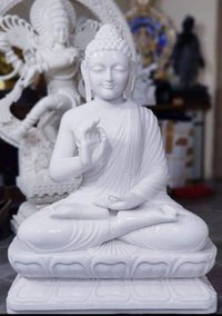 Marble buddha statue