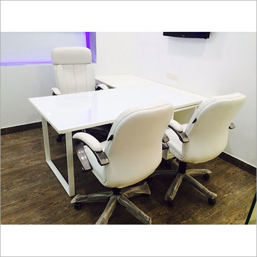 White Cabin Table
